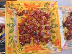 Bacon Wrapped Pineapple Gems