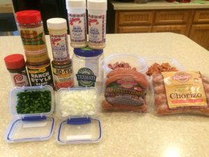 All Ingredients in the Jambalaya